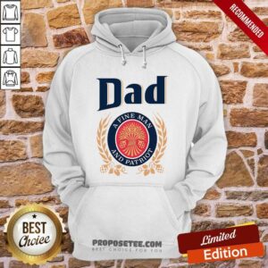 Alternative view of Dad A Fine Man And Patriot Shirt