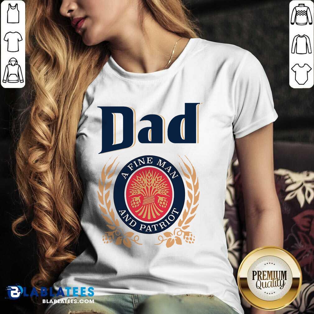 Dad A Fine Man And Patriot Shirt - Image 2