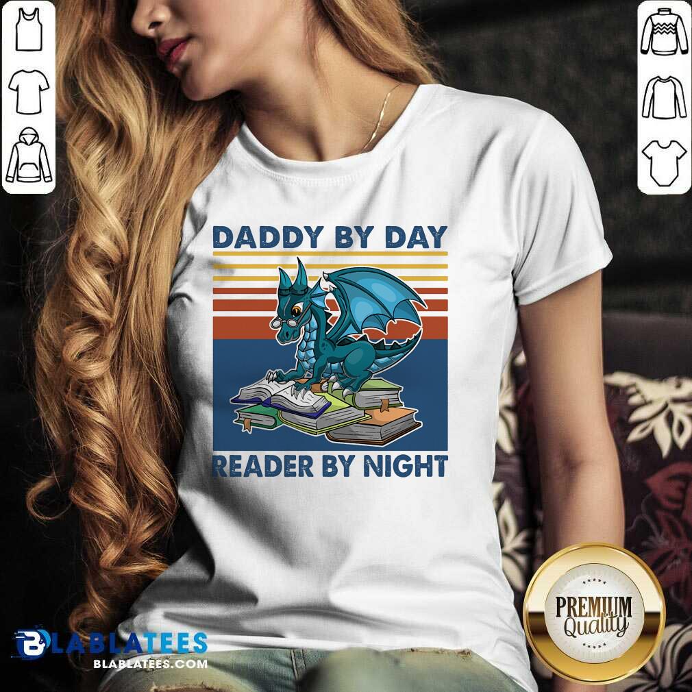 Daddy By Day Reader By Night Book Shirt - Image 3