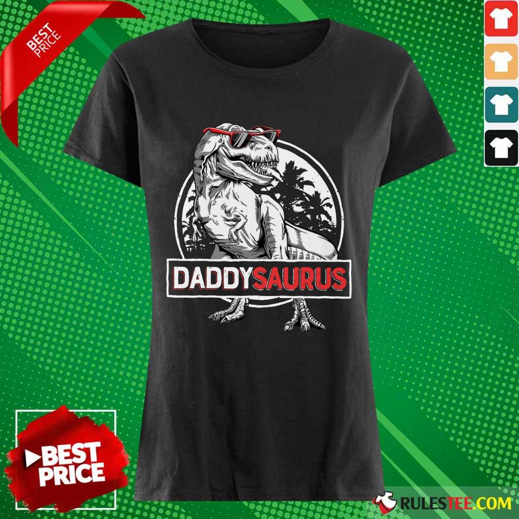 Daddy Saurus Father's Day Shirt - Image 3