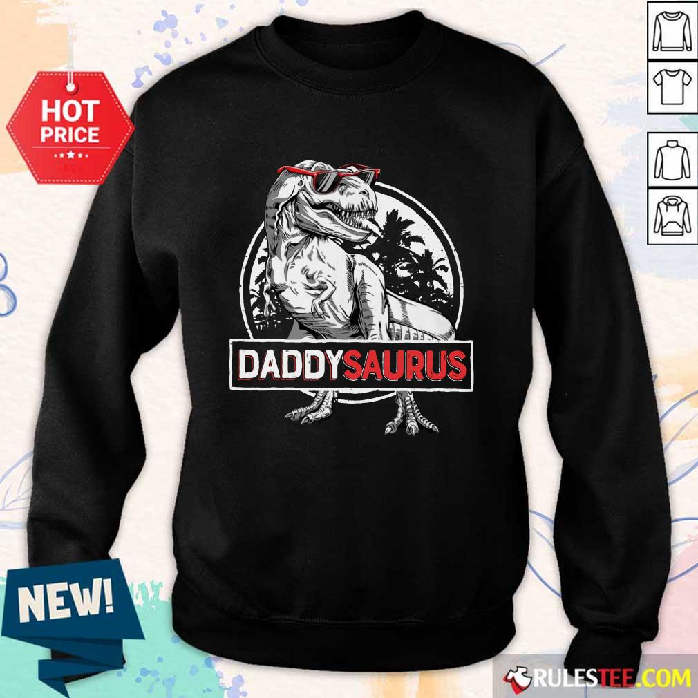 Daddy Saurus Father's Day Shirt - Image 5
