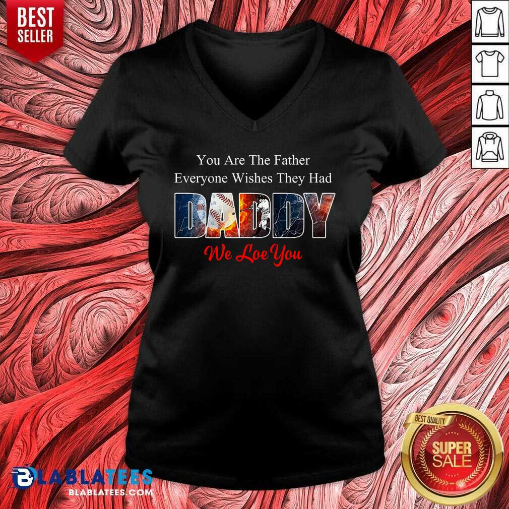 Daddy We Love You Baseball Shirt - Image 3