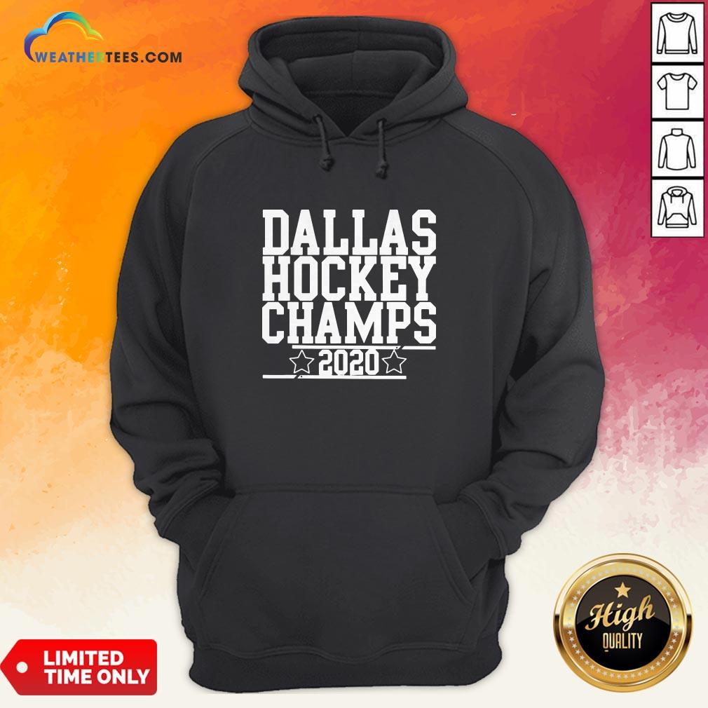 Dallas Champs 2020, Hockey Sticks And Stars, Dallas Champion T-Shirt - Image 2