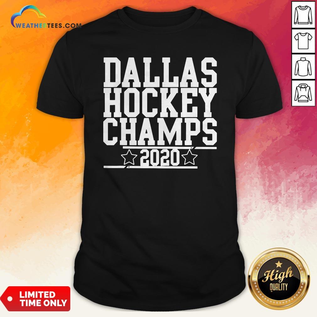 Dallas Champs 2020, Hockey Sticks And Stars, Dallas Champion T-Shirt