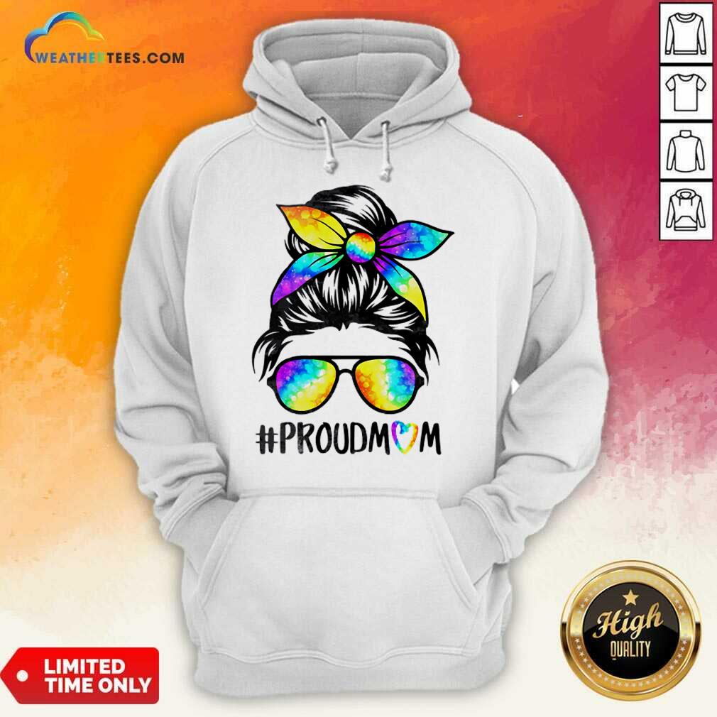 Delighted Hippie Dye Mom Proudmom 3 Shirt - Image 4