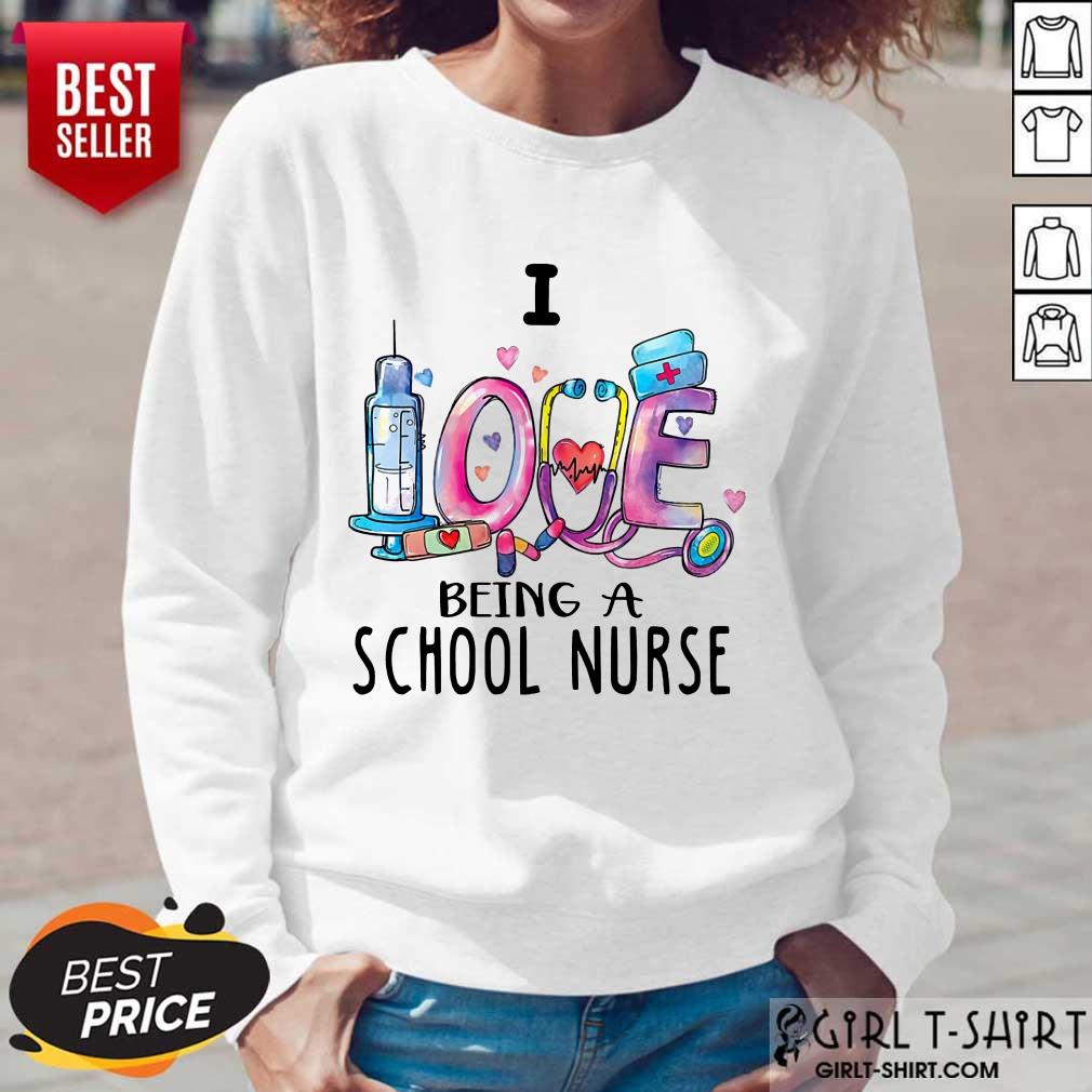 Delighted I Love Being A School Nurse 2021 Shirt - Image 5