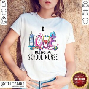 Delighted I Love Being A School Nurse 2021 Shirt