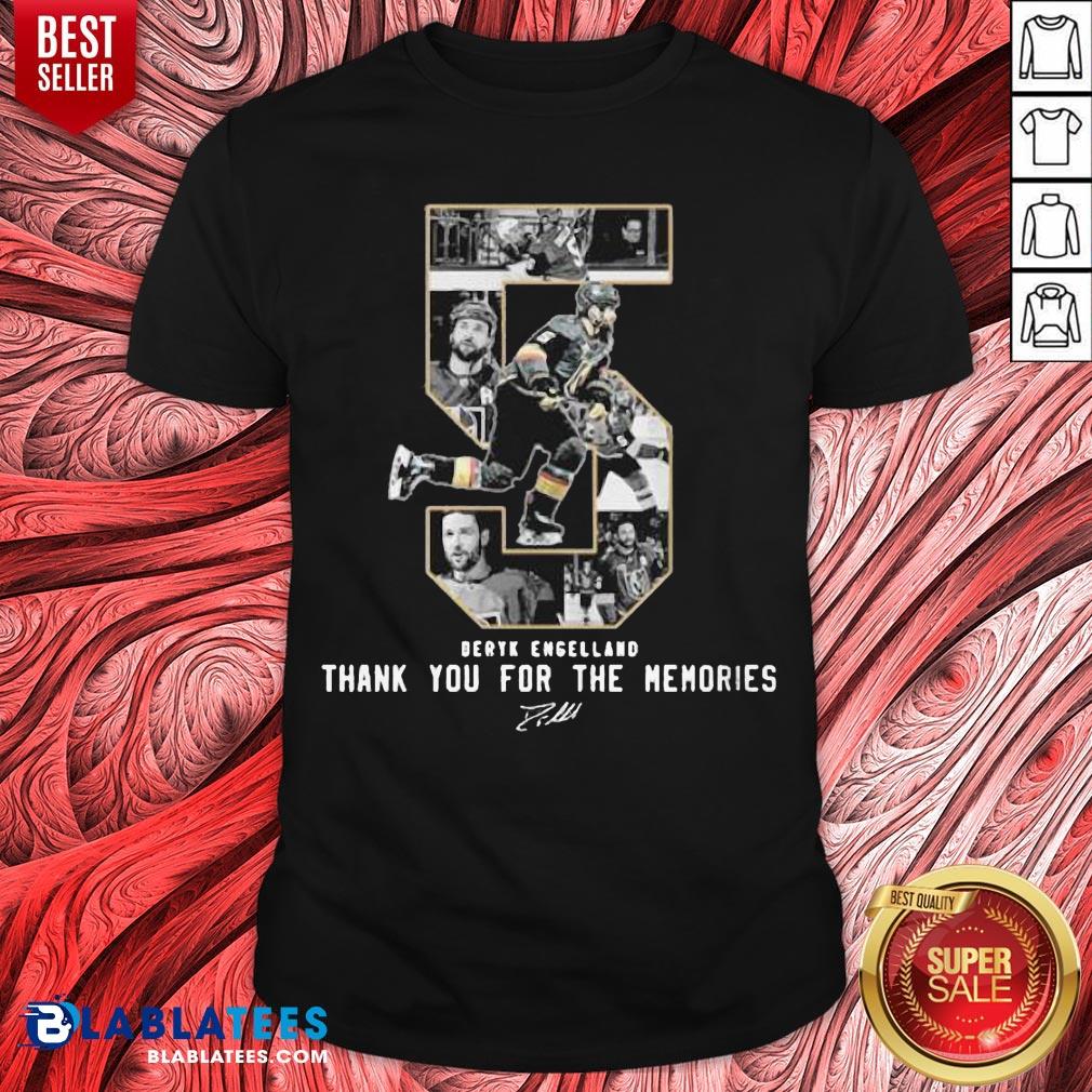 Deryk Engelland Thank You For The Memories Signature Shirt