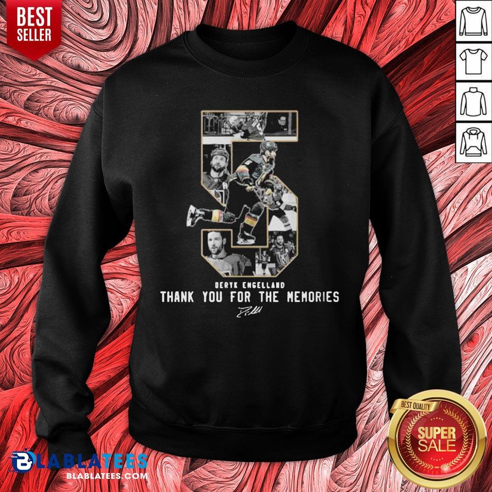 Deryk Engelland Thank You For The Memories Signature Shirt - Image 3