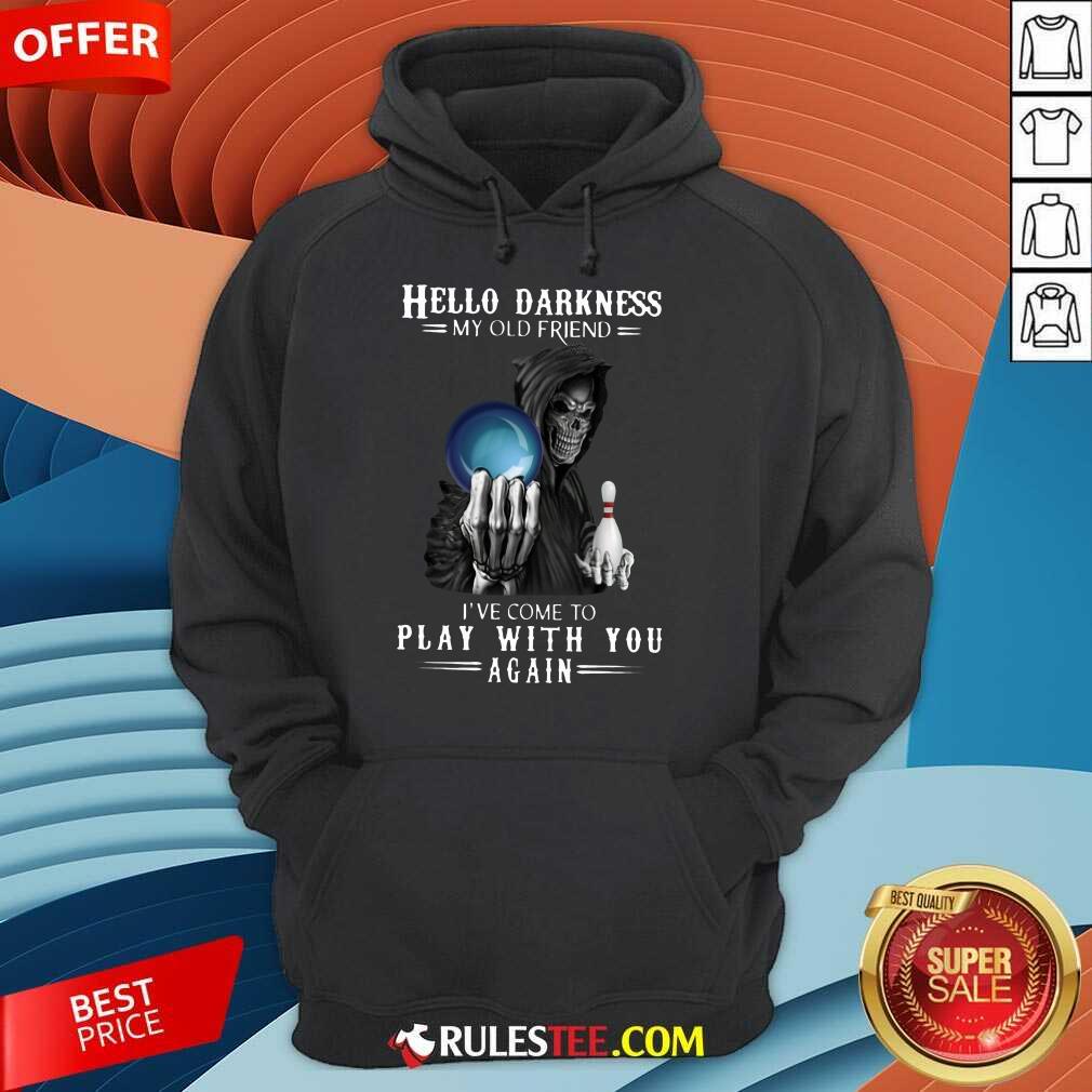 Devil Bowling Hello Darkness My Old Friend Shirt - Image 4