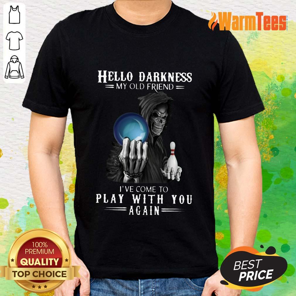 Devil Bowling Hello Darkness My Old Friend Shirt