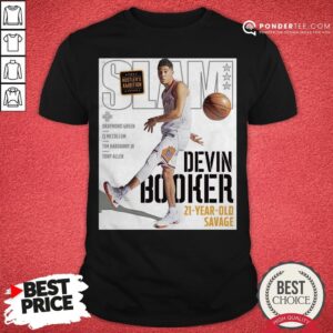 Devin Booker Slam 21 Year Old Savage Shirt