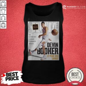 Alternative view of Devin Booker Slam 21 Year Old Savage Shirt