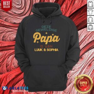 Alternative view of Deze Geweldige Papa Is Van Luuk And Sophia Shirt