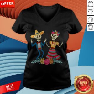 Alternative view of Dia De Los Muertos Day Of The Dead Mexican Skeleton Shirt