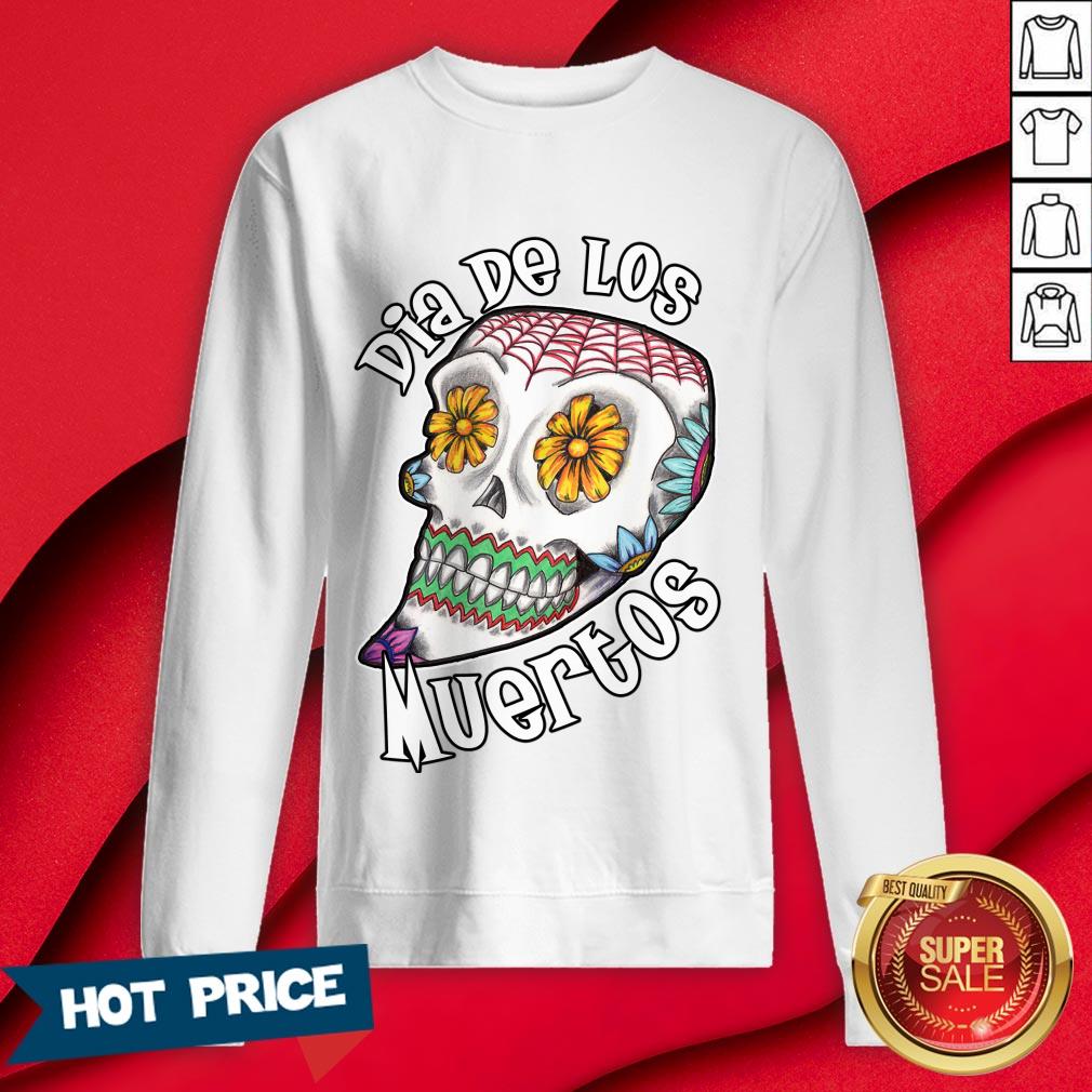 Dia De Los Muertos Day Of The Dead Sugar Skull Shirt - Image 4