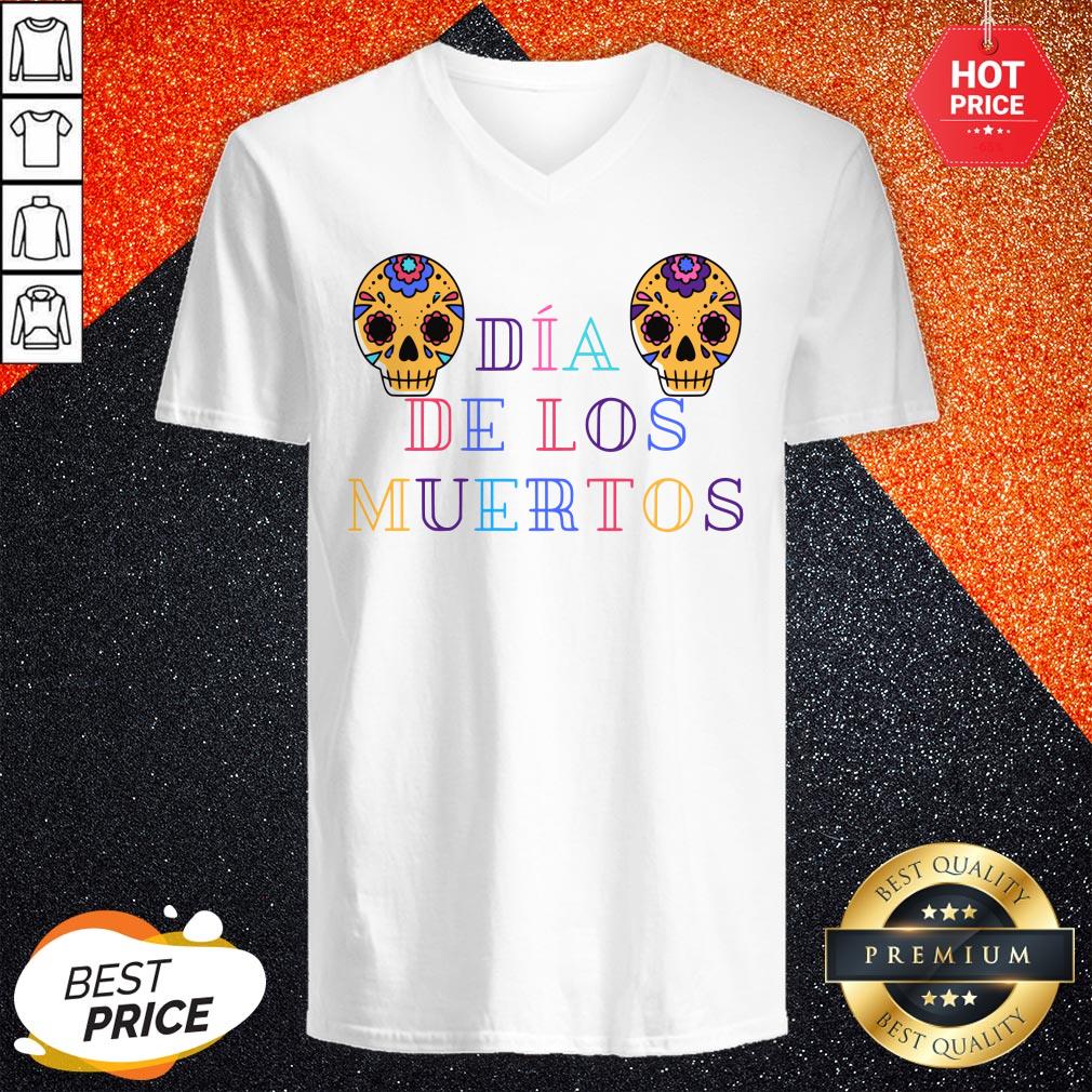 Día De Los Muertos Day Of The Dead Sugar Skulls Shirt - Image 2