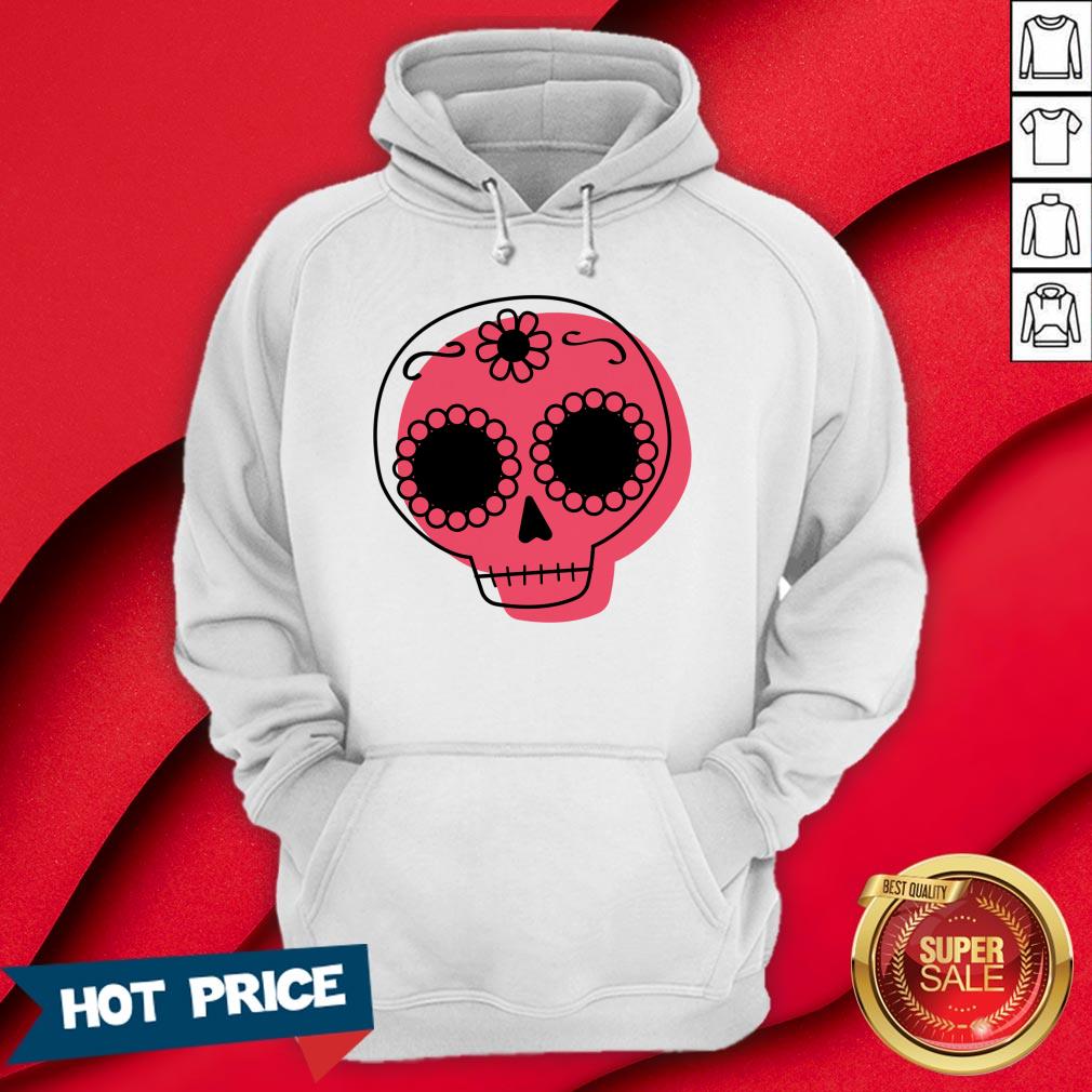 Dia De Los Muertos - Hot Pink Sugar Skull T-Shirt - Image 5