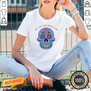 Alternative view of Dia De Los Muertos Sugar Skull Shirt
