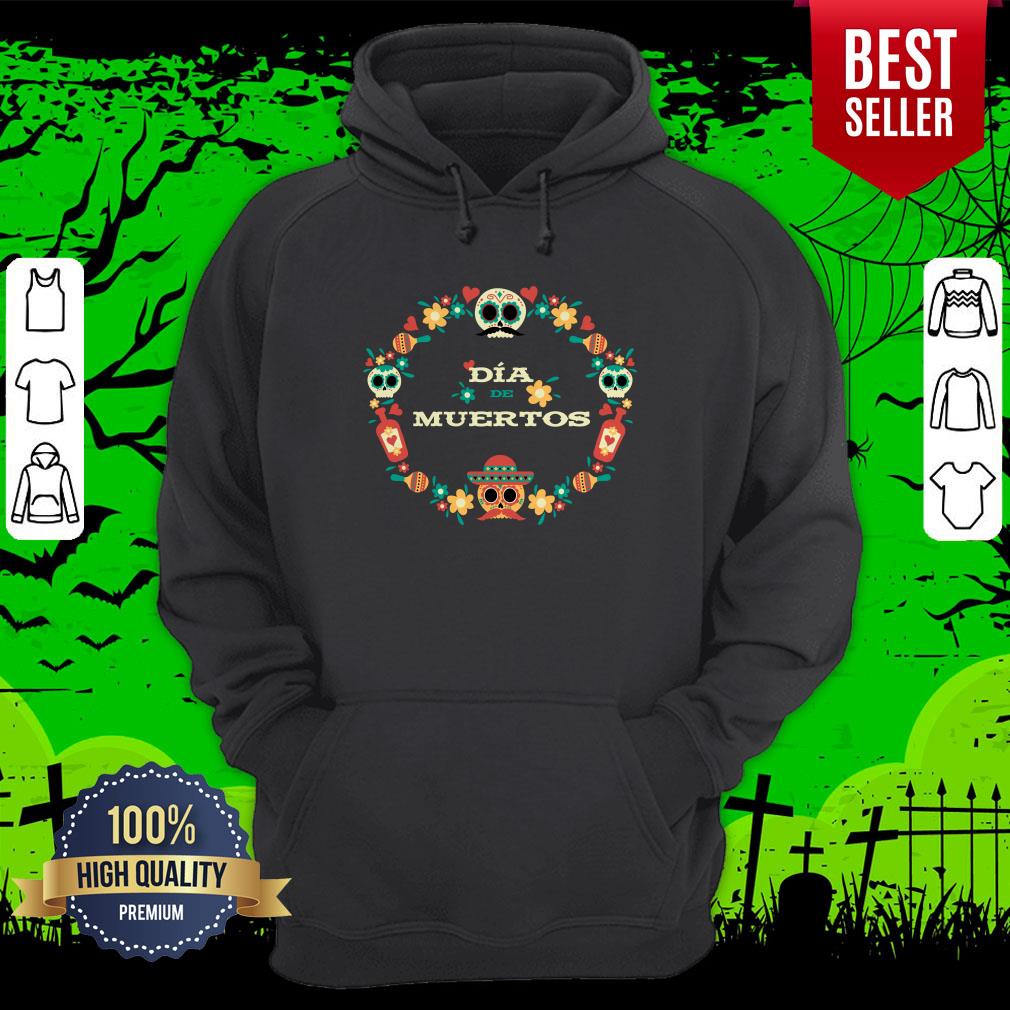 Dia De Muertos Day Of Dead Sugar Skull In Mexican Shirt - Image 3