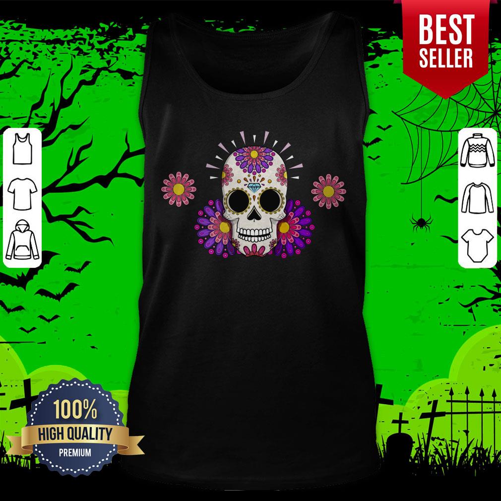 Dia De Muertos Day Of Dead Sugar Skull Shirt - Image 5