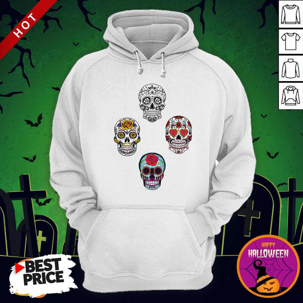 Dia De Muertos Day Of Dead Sugar Skulls Shirt - Image 5