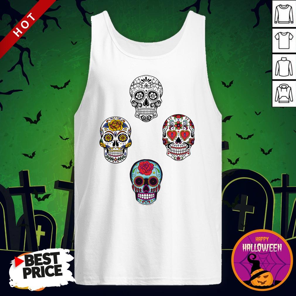 Dia De Muertos Day Of Dead Sugar Skulls Shirt - Image 3