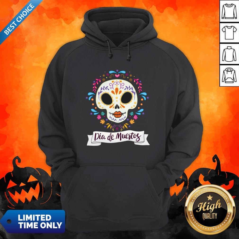 Dia De Muertos Day Of The Dead Sugar Skull Shirt - Image 4