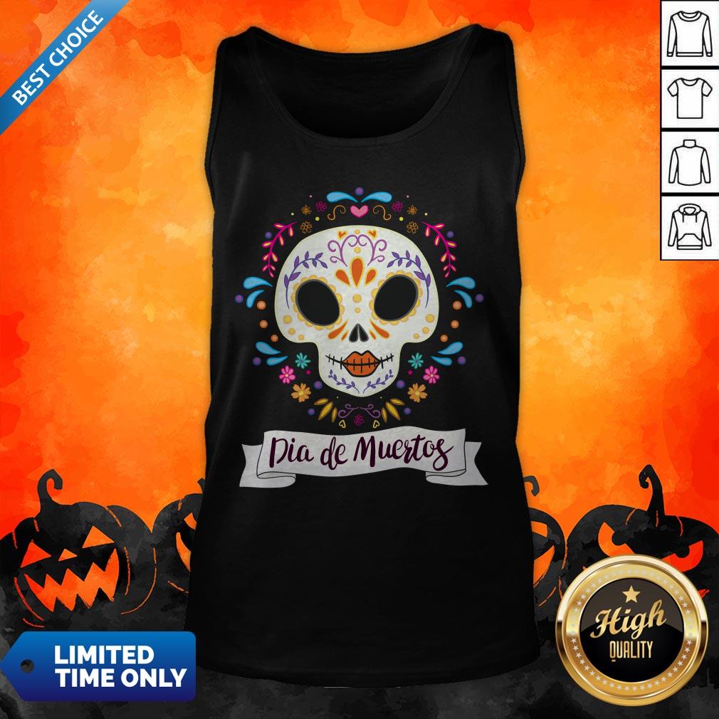 Dia De Muertos Day Of The Dead Sugar Skull Shirt - Image 3