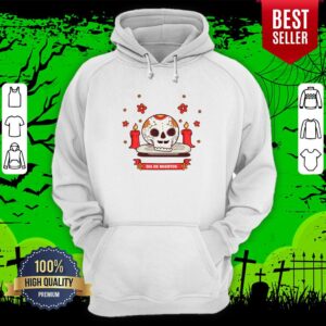 Alternative view of Dia De Muertos Sugar Skull Happy Mexican Holiday Shirt