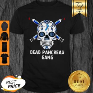 Diabetes Awareness Skull Dead Pancreas Gang Shirt