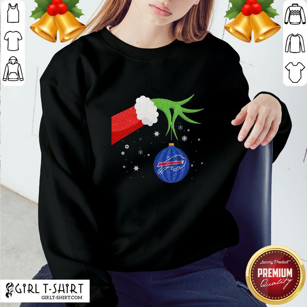 Different The Grinch Christmas Ornament Buffalo Bills Shirt - Image 4