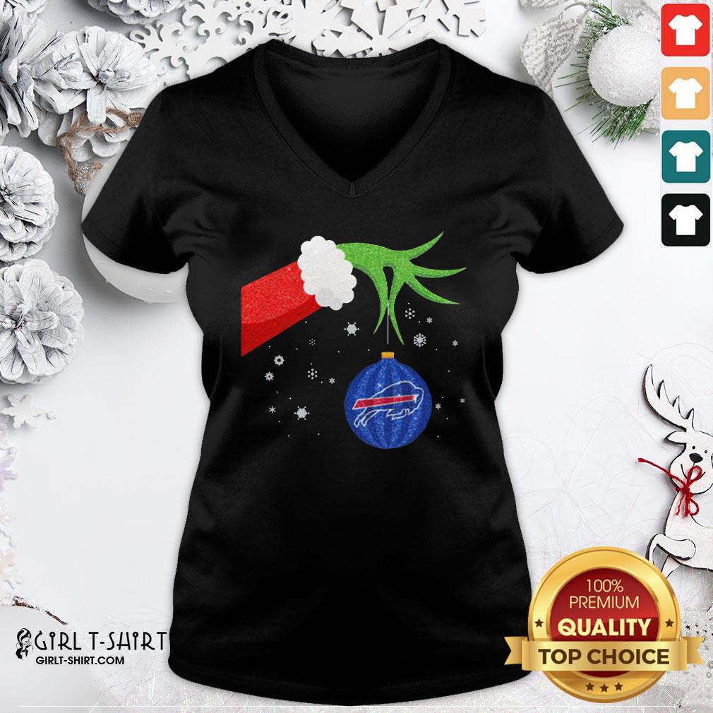 Different The Grinch Christmas Ornament Buffalo Bills Shirt - Image 2