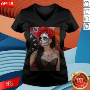 Alternative view of Dios Des Los Muertos- Sugar Skulls Day Of Dead Shirt