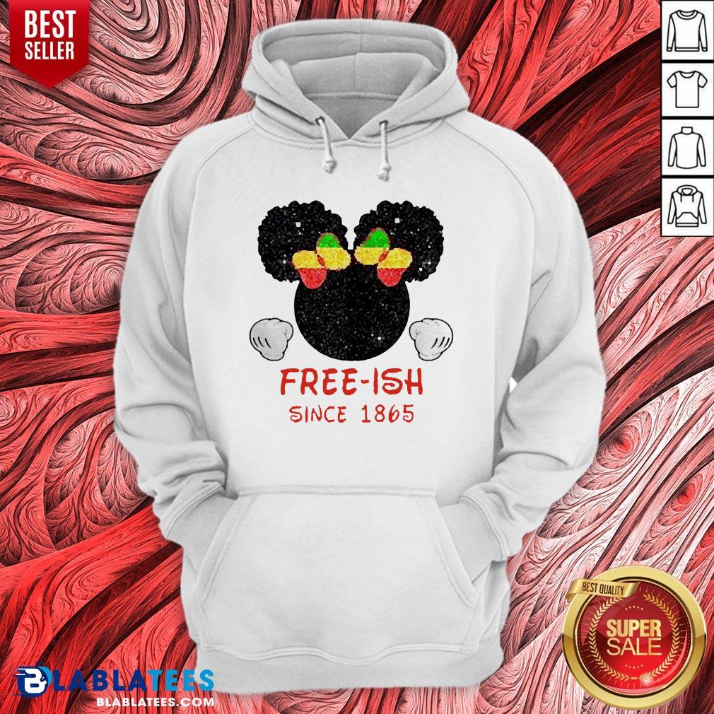 Disney Minnie Mouse Black Free-ish Since 1865 Shirt - Image 3