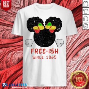 Disney Minnie Mouse Black Free-ish Since 1865 Shirt