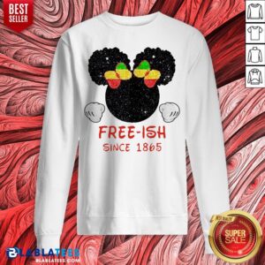 Alternative view of Disney Minnie Mouse Black Free-ish Since 1865 Shirt
