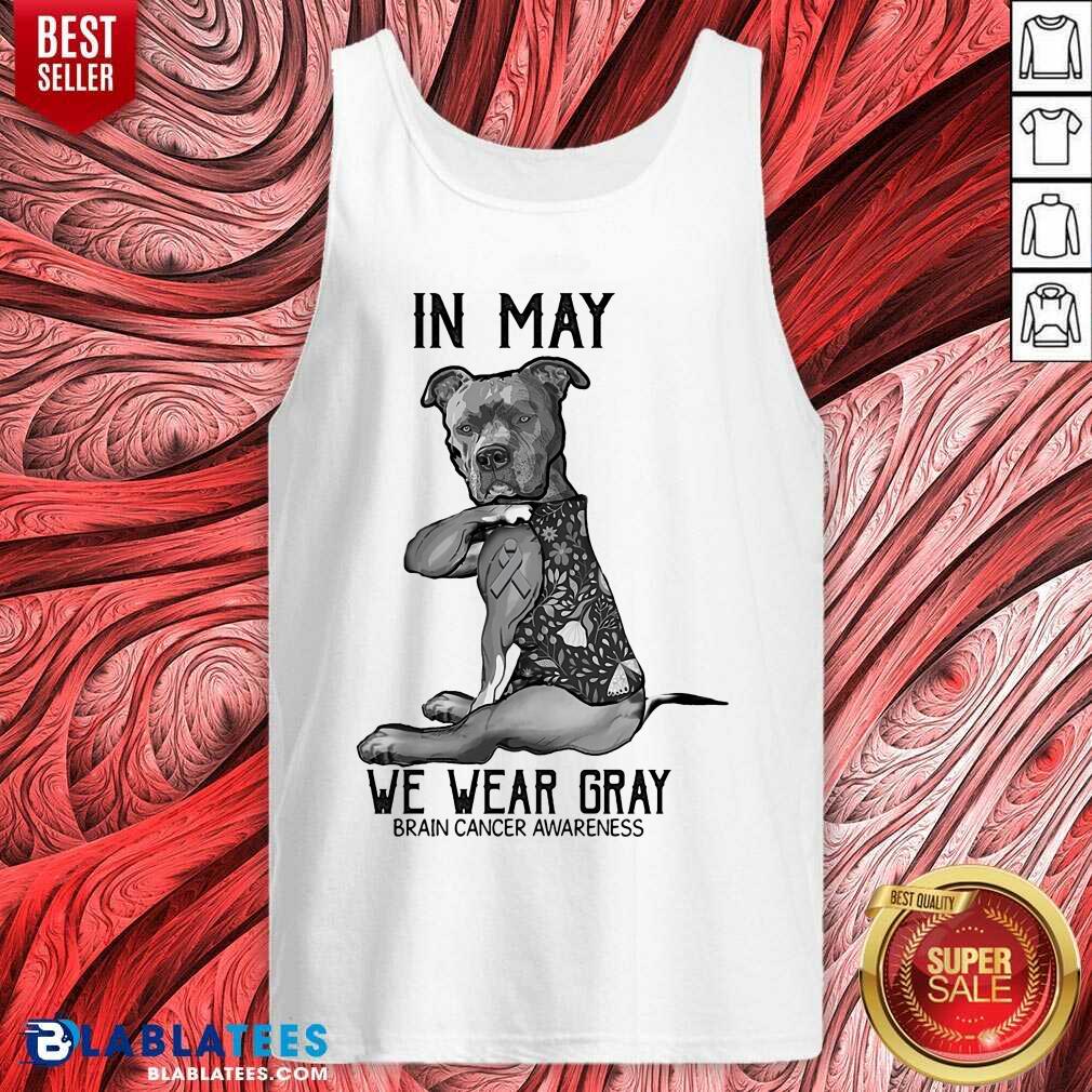 Dog In May We Wear Gray Shirt - Image 3