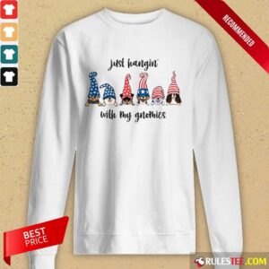 Alternative view of Dogs Just Hangin' With My Gnomies Shirt
