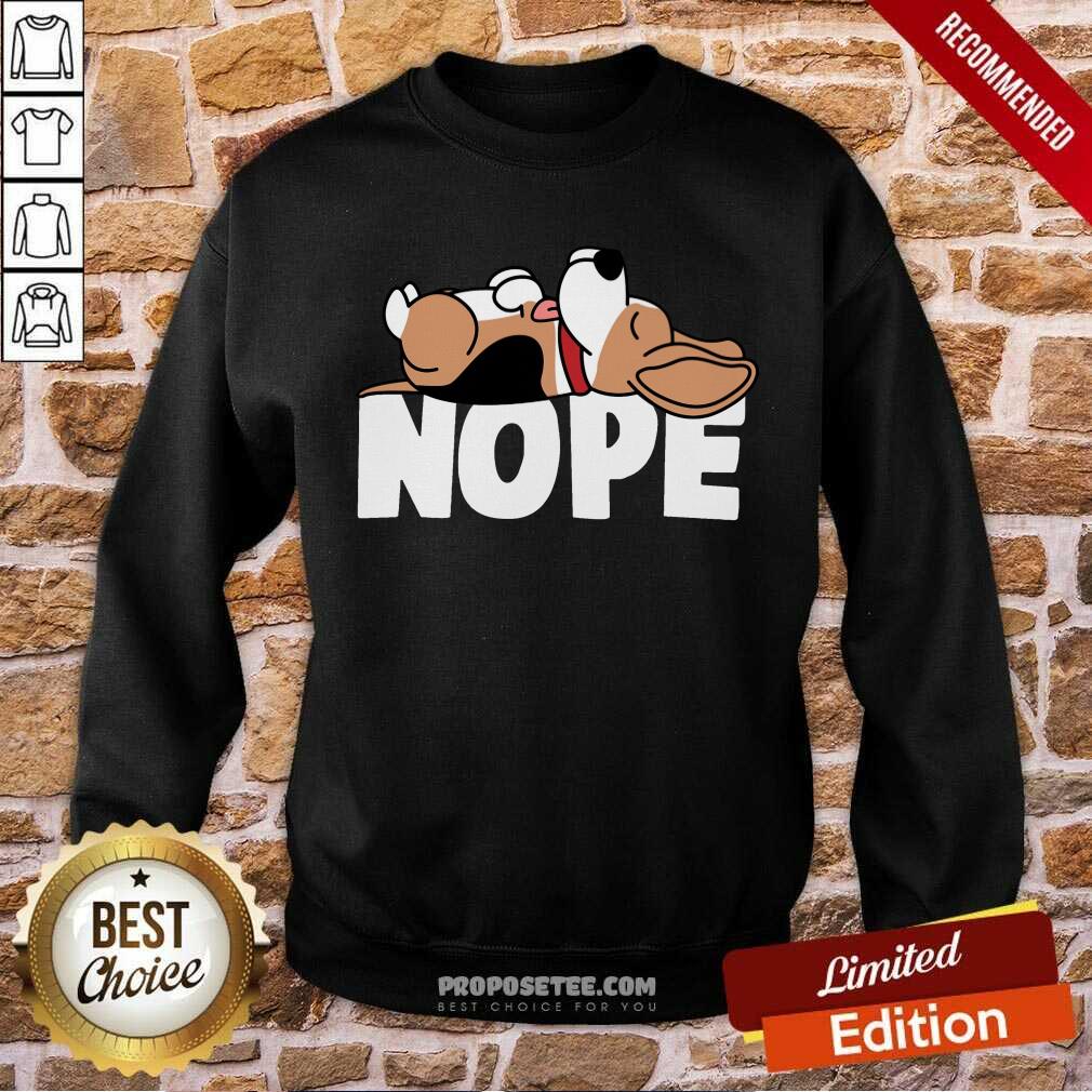 Dogs Nope Corgi Shirt - Image 5