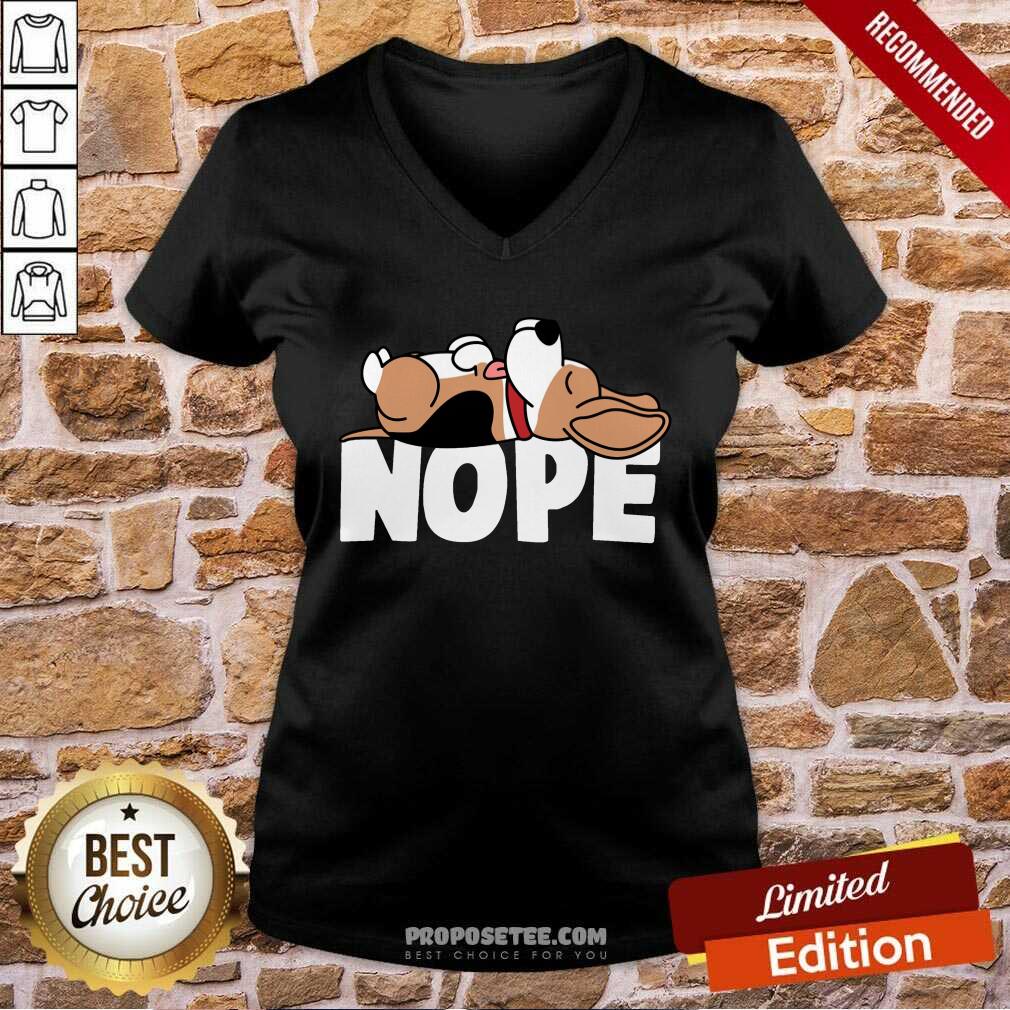Dogs Nope Corgi Shirt - Image 3