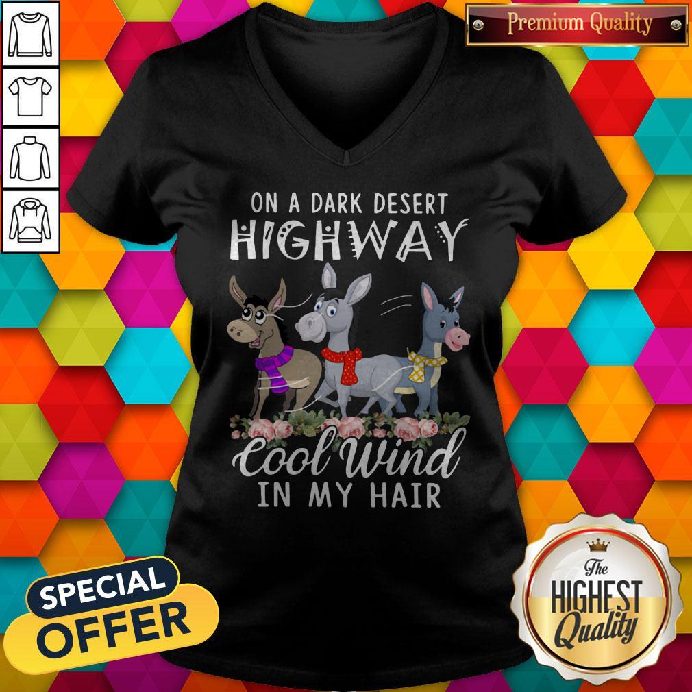 Donkey On A Dark Desert Highway Cool Wind In My Hair Shirt - Image 3