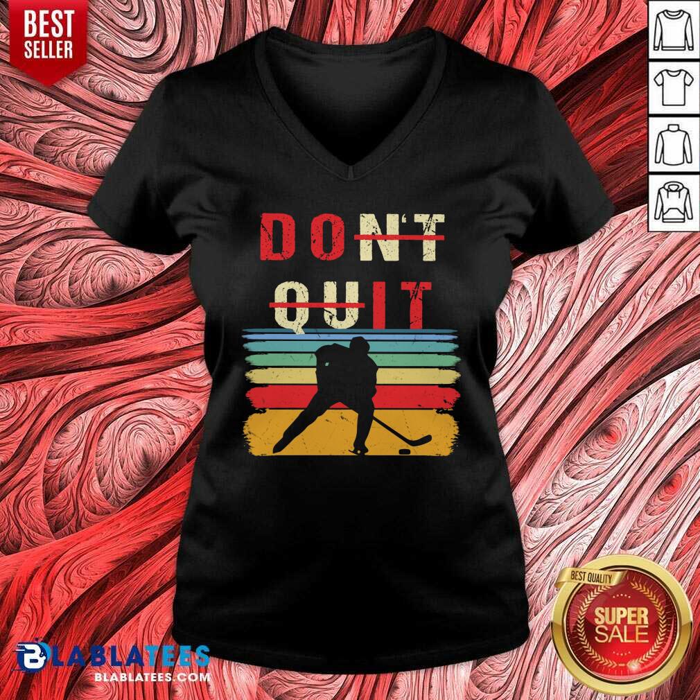 Don't Quit Hockey Shirt - Image 2