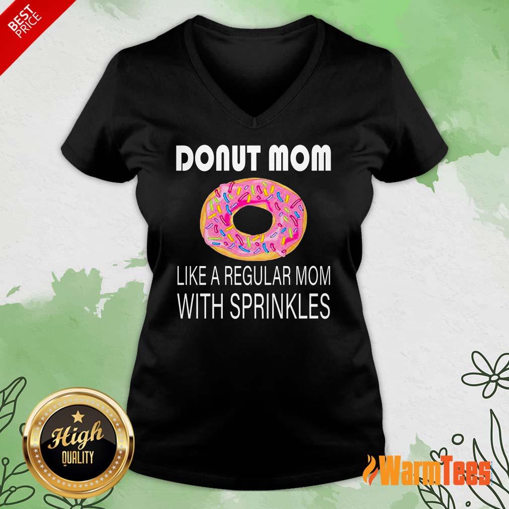Donut Mom Like A Regular Mom With Sprinkles Shirt - Image 5