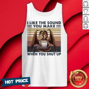 Alternative view of Dragon I Like The Sound You Make When You Shut Up Vintage Retro Shirt
