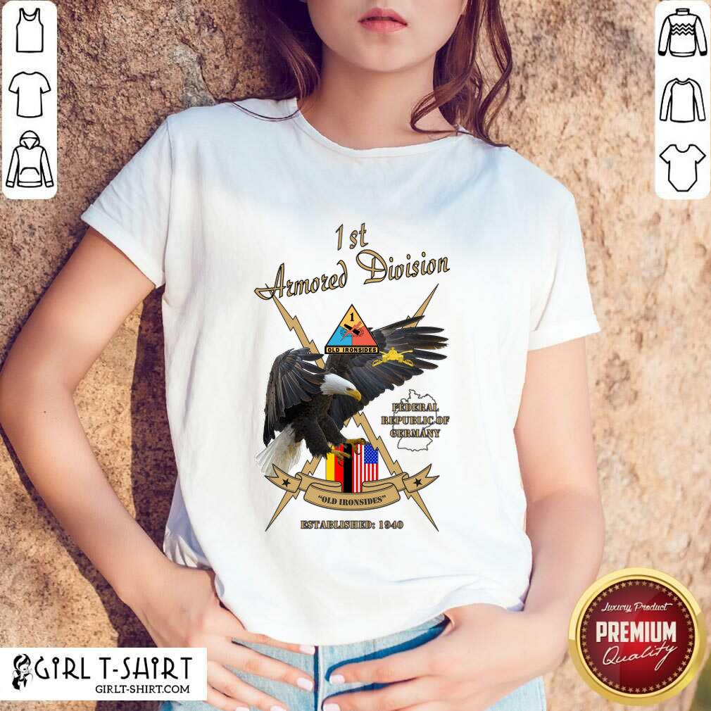 Eagle 1st Armored Division Old Ironsides 1940 Shirt