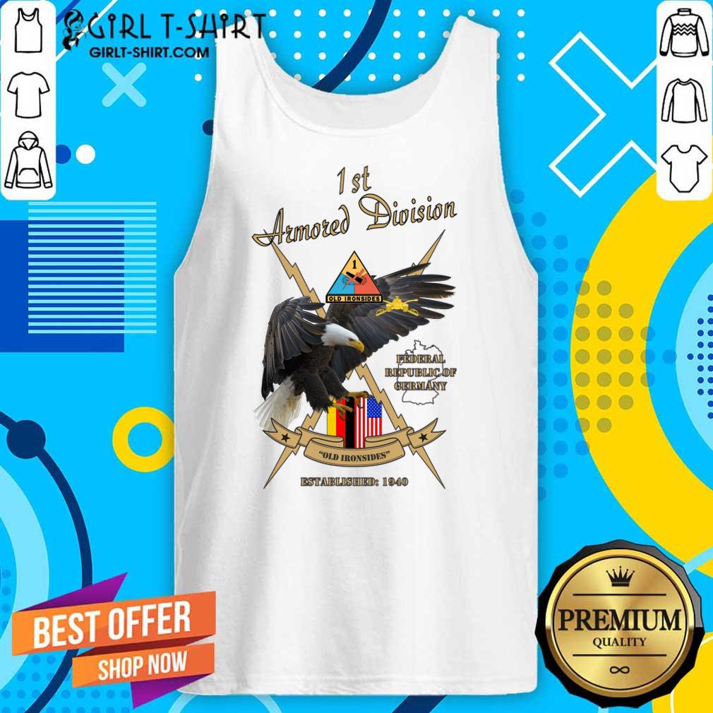 Eagle 1st Armored Division Old Ironsides 1940 Shirt - Image 3