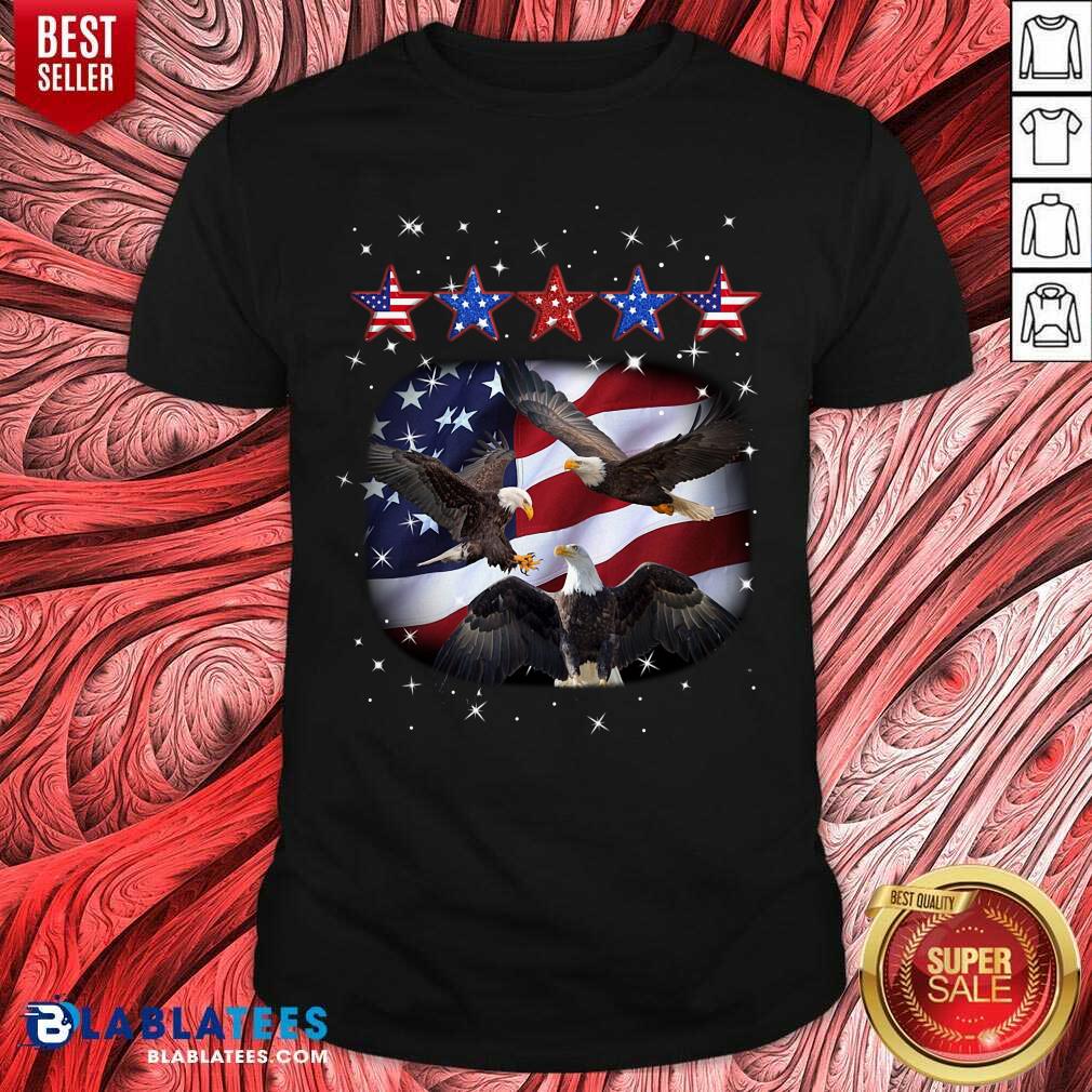 Eagle Five Star America 4th Of July Shirt