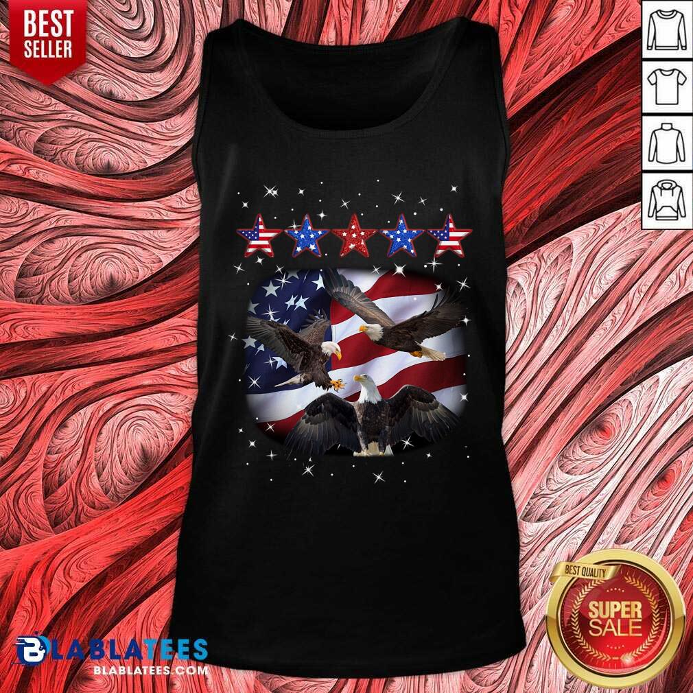 Eagle Five Star America 4th Of July Shirt - Image 3