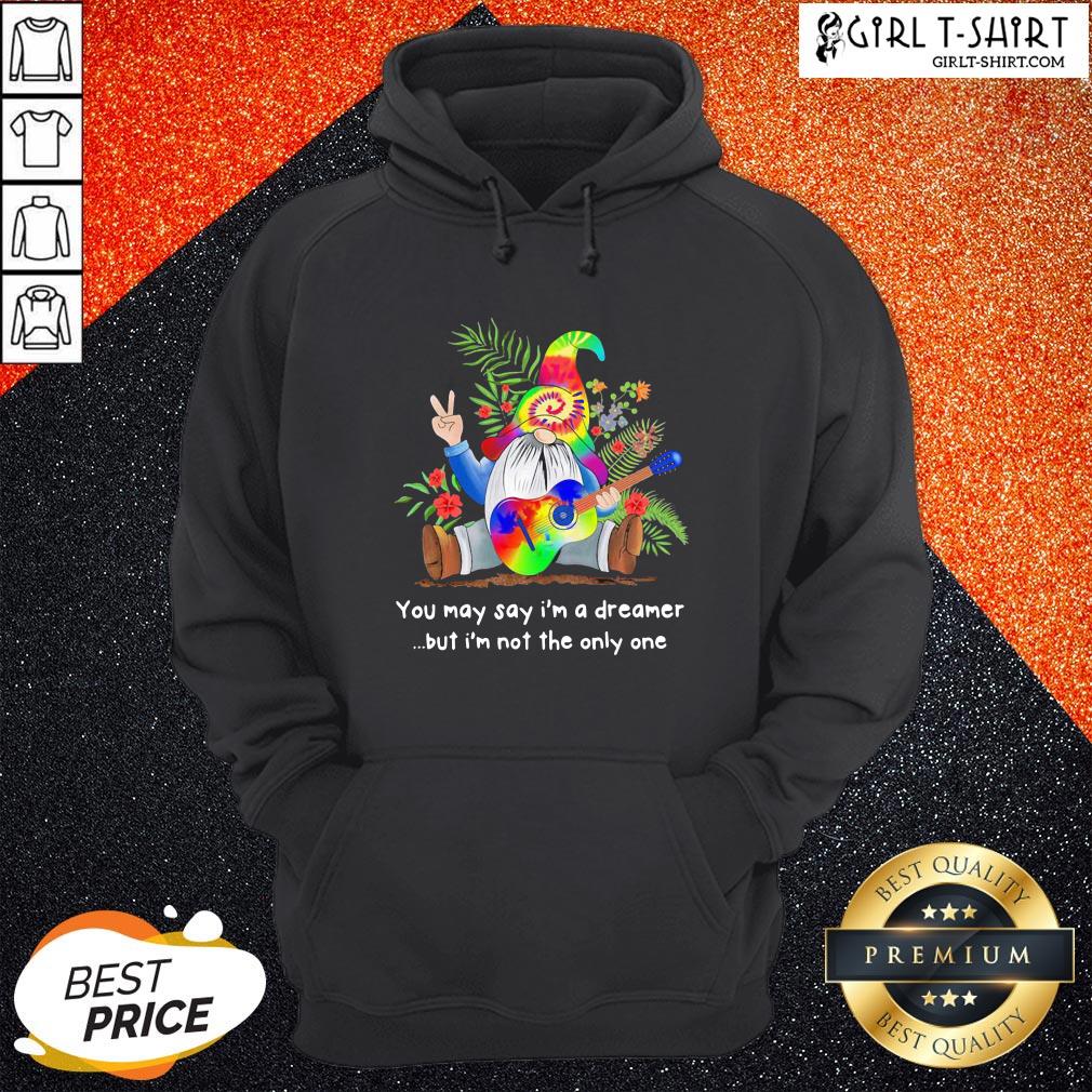 Economic Gnome Guitar You May Say I’m A Dreamer But I’m Not The Only One Shirt - Image 5